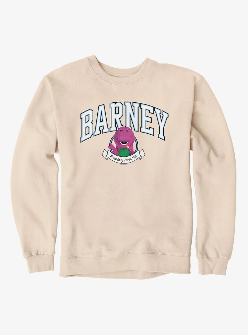 Barney Somebody Loves You Collegiate Arch Sweatshirt