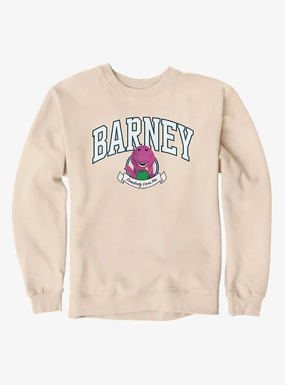 Barney Somebody Loves You Collegiate Arch Sweatshirt