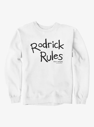 Diary of a Wimpy Kid Rodrick Rules Text Sweatshirt