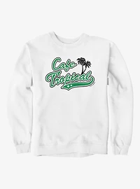 Schitt's Creek Cafe Tropical Green Stars Logo Sweatshirt