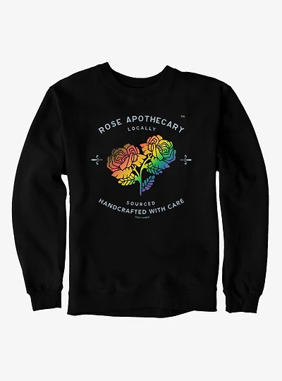 Schitt's Creek Local Raibow Rose Apothecary Sweatshirt
