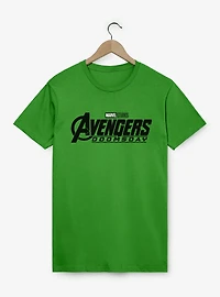 Marvel Avengers Doomsday Black White Logo T-Shirt