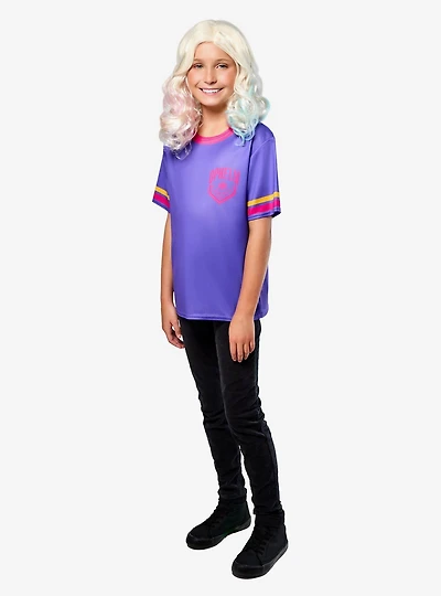 Wednesday Ophelia Purple Costume Top