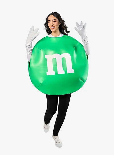 Green M&M Adult Costume