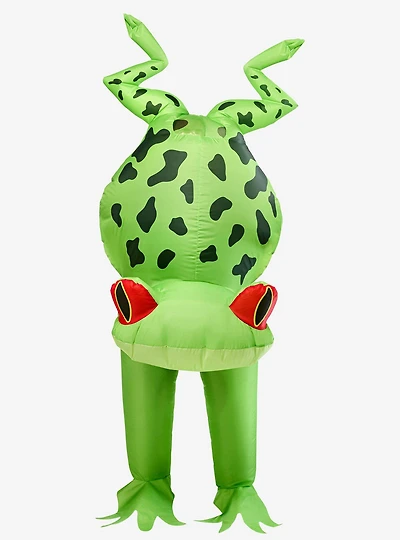 Upside Down Frog Adult Inflatable Costume