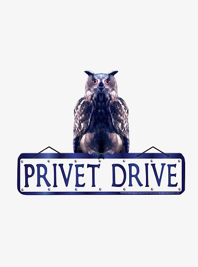 Harry Potter Privet Drive Wall Sign