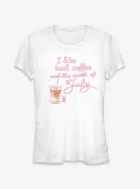 Legally Blonde Elle Iced Coffee & The Month Of July Youth Girls T-Shirt