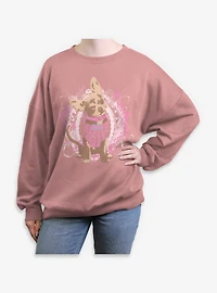 Legally Blonde Elle Bruiser Woods Coquette Womens Oversized Sweatshirt