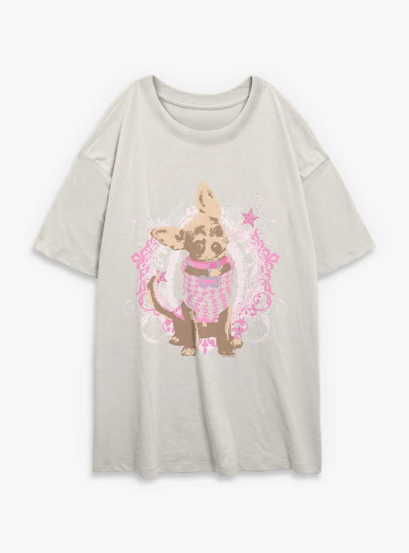 Legally Blonde Elle Bruiser Woods Coquette Womens Oversized T-Shirt