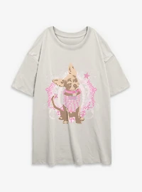 Legally Blonde Elle Bruiser Woods Coquette Womens Oversized T-Shirt