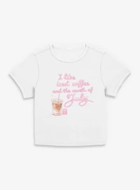Legally Blonde Elle Iced Coffee & The Month Of July Womens Baby T-Shirt