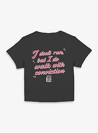 Legally Blonde Elle Walk With Conviction Womens Baby T-Shirt