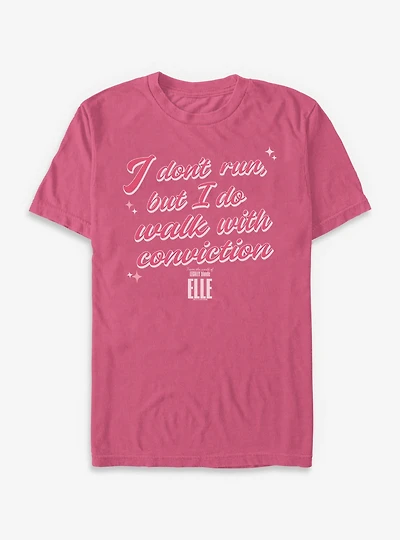 Legally Blonde Elle Walk With Conviction Garment Dye T-Shirt