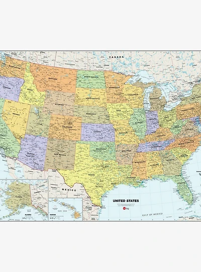 USA Dry Erase Map
