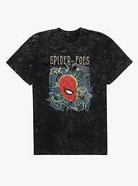 Marvel Spider-Man Brand New Day Spider-Foes Hulk Scorpion Boomerang Tarantula Mineral Wash T-Shirt