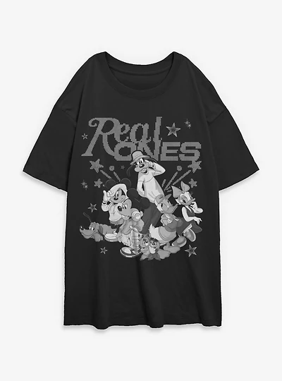 Disney Mickey Mouse Real Ones Womens Oversized T-Shirt BoxLunch Exclusive