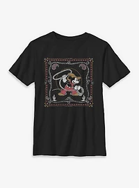 Disney Mickey Mouse Western Cowboy Paisley Youth T-Shirt BoxLunch Exclusive