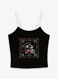 Disney Mickey Mouse Western Cowboy Paisley Womens Cami BoxLunch Exclusive