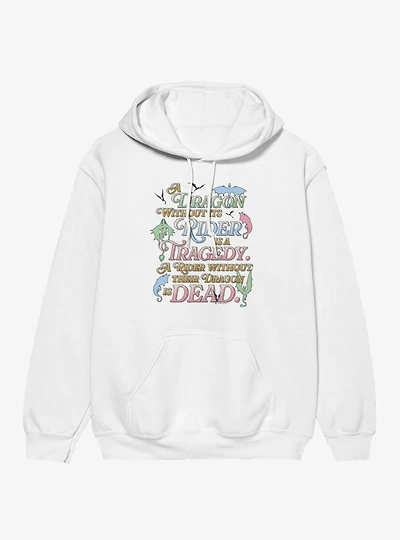Fourth Wing The Empyrean A Dragon Without Rider Is Tragedy Hoodie