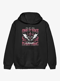 Fourth Wing The Empyrean One Strike Changes Everything Flame Hoodie