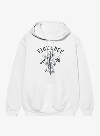 Fourth Wing The Empyrean Violence Sword Retro Hoodie