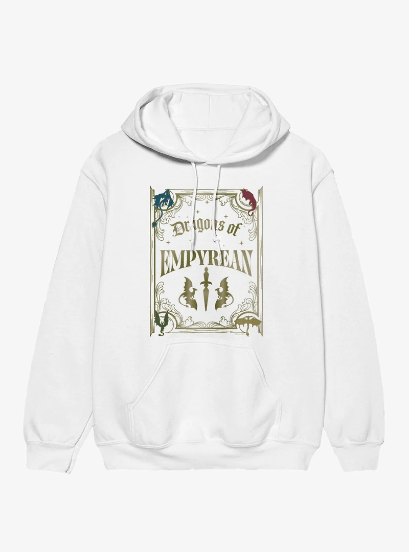 Fourth Wing The Empyrean Dragons Gold Hoodie