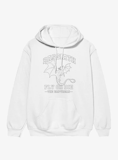 Fourth Wing The Empyrean Basgiath Fly Or Die Outlined Hoodie