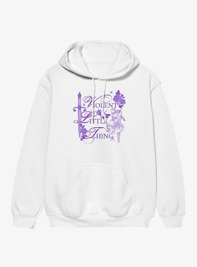 Fourth Wing The Empyrean Purple Little Thing Hoodie