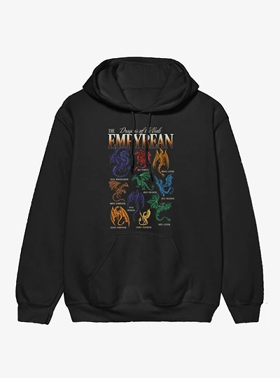 Fourth Wing The Empyrean Dragons Of Vale Retro Hoodie