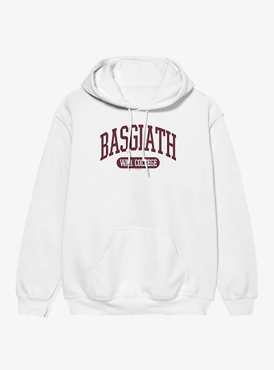 Fourth Wing The Empyrean Basgiath War College Varsity Red Hoodie