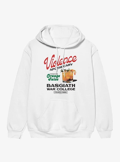 Fourth Wing The Empyrean Apothecary Orange Juice Hoodie