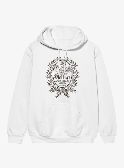 Fourth Wing The Empyrean Violence Apothecary Badge Hoodie