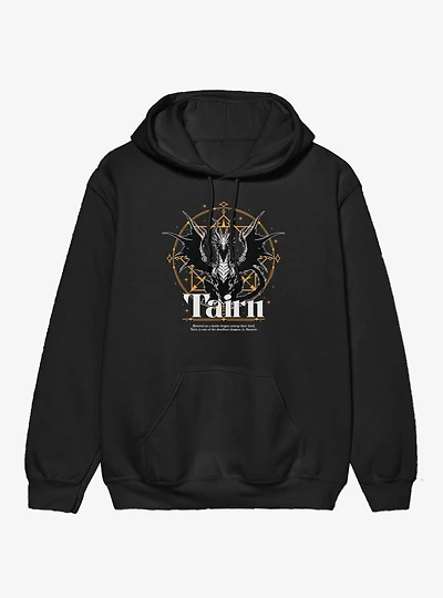Fourth Wing The Empyrean Tairn Revered Dragon Crest Hoodie