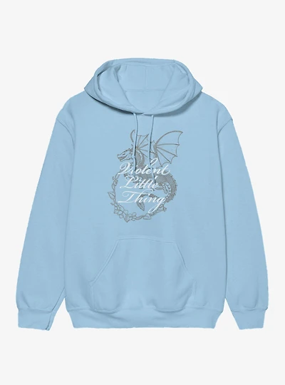 Fourth Wing The Empyrean Violent Little Thing Dragon Floral Hoodie