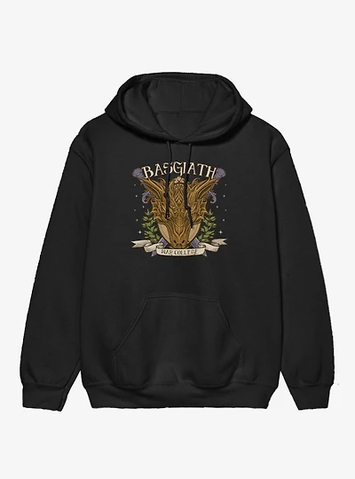 Fourth Wing The Empyrean Basgiath Sword Crossed War College Hoodie