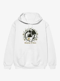 Fourth Wing The Empyrean Andarna Tairn Floral Wreath Dragon Hoodie