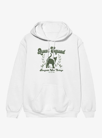 Fourth Wing The Empyrean Quest Squad Basgiath Green Hoodie
