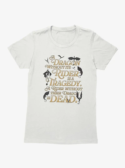 Fourth Wing The Empyrean Classic Quote Womens T-Shirt
