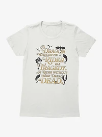 Fourth Wing The Empyrean Classic Quote Womens T-Shirt
