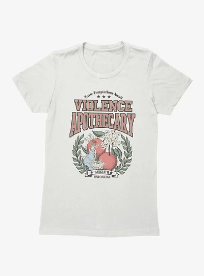 Fourth Wing The Empyrean Violence Apothecary Pastel Vintage Womens T-Shirt