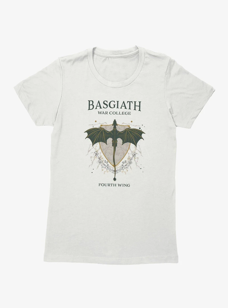 Fourth Wing The Empyrean Basgiath War College Retro Womens T-Shirt