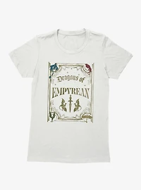 Fourth Wing The Empyrean Dragons Gold Womens T-Shirt