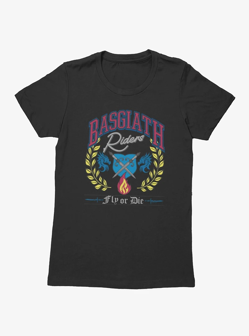 Fourth Wing The Empyrean Basgiath Riders Colorful Womens T-Shirt