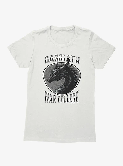 Fourth Wing The Empyrean Basgiath Tairn Dragon Portrait Womens T-Shirt
