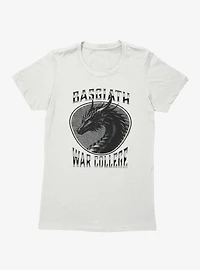 Fourth Wing The Empyrean Basgiath Tairn Dragon Portrait Womens T-Shirt