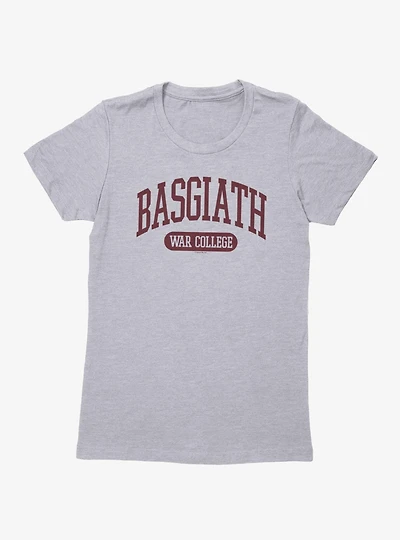 Fourth Wing The Empyrean Basgiath War College Varsity Red Womens T-Shirt