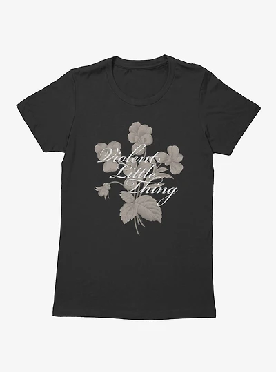 Fourth Wing The Empyrean Violent Little Thing Floral Vintage Womens T-Shirt