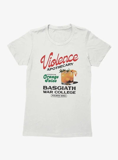 Fourth Wing The Empyrean Apothecary Orange Juice Womens T-Shirt