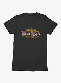 Fourth Wing The Empyrean Quest Squad Sword Dragon Womens T-Shirt