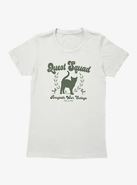 Fourth Wing The Empyrean Quest Squad Basgiath Green Womens T-Shirt